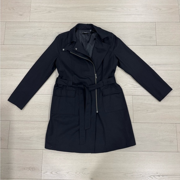 Tahari Jackets & Blazers - Tahari Black Belted Trench Coat
